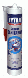  Tytan Silikon sanitarny TYTAN biały 310ml