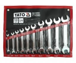  Yato Zestaw kluczy płaskich 6-27mm 10szt. (YT-0380)