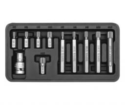 Yato Końcówki wkrętakowe Spline M5-M12 11szt. (YT-0415)