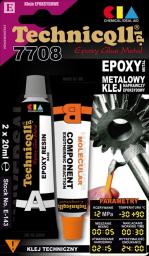 Technicqll Klej epoksydowy metalowy 2x20ml E-143