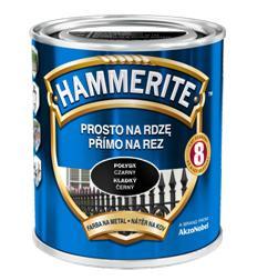  Hammerite Prosto na Rdzę farba do metalu gładki połysk czarna 0,7L