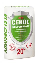  Cekol Klej gipsowy do przyklejania płyt kartonowo-gipsowych CEKOL GS-20 10kg