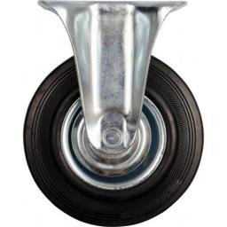  Vorel Kółko stałe z czarną gumą 125mm 87303