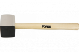  Topex Młotek gumowy rączka drewniana 680g 338mm (02A355)