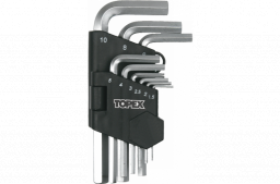  Topex Zestaw kluczy imbusowych hex typ L 1,5-10mm 9szt. (35D955)