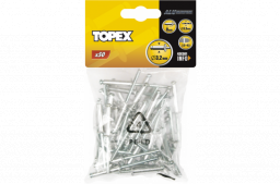  Topex Nity aluminiowe 4,0x10mm 50szt. (43E402)