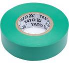  Yato Taśma elektroizolacyjna 15x0,13mm 20m PVC, izolacja-max 40kV zielona - YT-81595
