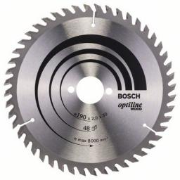 Bosch Tarcza pilarska 190x30x2,6mm 48z. OPTILINE WOOD - 2608641186