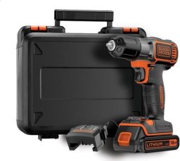 Wiertarko-wkrętarka Black&Decker ASD184K 18 V 1 x akumulator 1.5 Ah