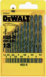 Wiertło Dewalt do metalu HSS walcowe 1,5 2 4,5 4 5,5 5 4,8 3 2,5 3,5 6 3,2 6,5mm zestaw (DT5912-QZ)