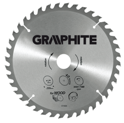 Graphite Tarcza do pilarki widiowa 165x30mm 18 zębów - 57H648