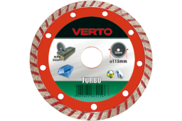  Verto Tarcza diamentowa 115x22,2mm turbo (61H2T1)