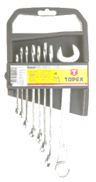  Topex Zestaw kluczy płasko-oczkowych 6-19mm 8szt. (35D374)
