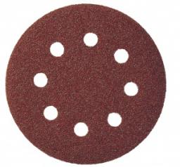 Klingspor Krążek ścierny papierowy czepny 125mm gr.80 5szt. - 45295