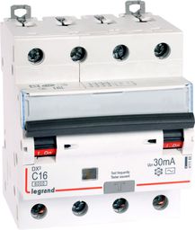  Legrand Wyłącznik różnicowo-nadprądowy 4P 16A C 0,03A typ AC P344 - 411186