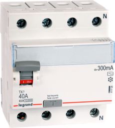  Legrand Wyłącznik różnicowoprądowy 4P 40A 0,3A typ AC P304 - 411728