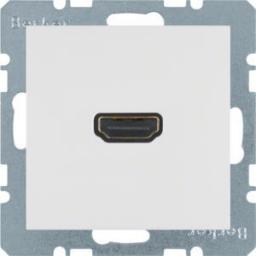  Hager Gniazdo HDMI z przyłączem 90° białe - 3315438989