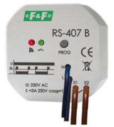  F&F Przekaźnik sterowania radiowego 230V AC 1P RS-407B