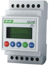  F&F Licznik impulsów 24-264V AC/DC 1P 8A programowalny CLI-01