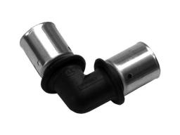 KAN-therm Kolano PPSU Press 90° z pierścieniem zaprasowywanym 16×16mm K-900400