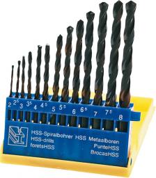 Wiertło Top Tools do metalu HSS walcowe 2 7 4,5 4 5,5 5 3 2,5 3,5 6 6,5 7,5 8mm zestaw (5318)