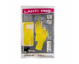  Lahti Pro Rękawice gospodarcze domowe lateksowe 8 żółte (L211008K)