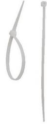  Dedra Opaski zaciskowe nylonowe 2,5x200mm białe 100szt. - 11B25202