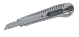  Modeco Nóż z wymiennym ostrzem łamanym 9mm aluminiowy (MN-63-011)