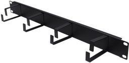 NetRack Organizator kabli 19”/1U Czarny (119-001-010-003)