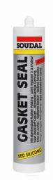 Soudal Uszczelniacz GASKET SEAL wysokotemperaturowy 310ml Czerwony