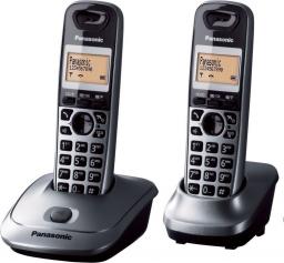 Telefon stacjonarny Panasonic KX-TG2512PDM Czarno-srebrny 