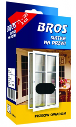  Bros Siatka na drzwi czarna 140x220cm 10szt. - 480