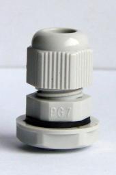 Onnline Dławnica kablowa IP68 3,5-6mm szara PG-7