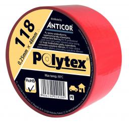 Anticor Taśma Polytex 118 do otulin 48mm 50m czerwona PP-1180002-0048050