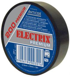  Anticor Taśma elektroizolacyjna ELECTRIX 200 PREMIUM 19mm 18m czarna