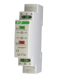  F&F Lampka sygnalizacyjna zasilania-dustanowa LK-714 kontrolna zasilania 2xLED czerwona zielona 5÷10V 130÷260V AC/DC LK-7145÷10V