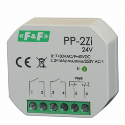  F&F Przekaźnik elektromagnetyczny 2Z 16A P/T - PP-2ZI 24V