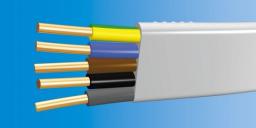 NKT Cables Przewód instalacyjny YDYP-ŻO 5x4,0 750V biały 13029020