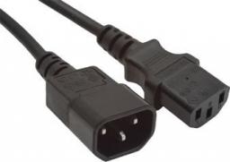 Kabel zasilający Gembird zasilający przedłużający VDE IEC320 C13/C14, 3m (gruby) (PC-189-VDE-3M)