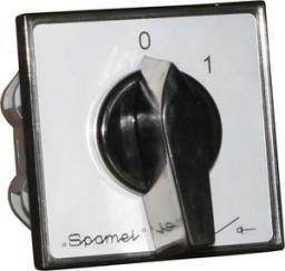  Spamel Rozłącznik Główny 32A mocowanie do pulpitu czoło zamykane czarne - ŁK32RGP07