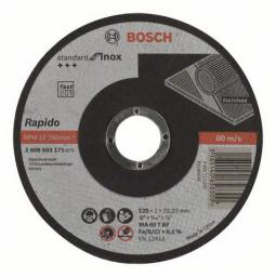  Bosch Tarcza tnąca prosta Standard for Inox Rapido 125x1x22,23mm (2.608.603.171)