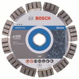  Bosch Tarcza tnąca diamentowa Best for Stone 150 x 22mm - 2608602643