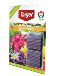  Target Pałeczki nawozowe do kwitnących roślin domowych i balkonowych 40szt.