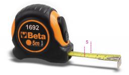  Beta Tools Przymiar zwijany z taśmą stalową obudowa ABS 25mm x 8m (016920058)