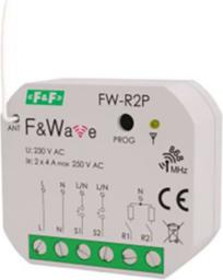  F&F Przekaźnik bistabilny podwójny P/T 85÷265V AC/DC - (FW-R2P)