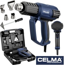 Opalarka Celma Professional OP2000P (walizka akcesoria x 5 szt) 2000W