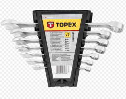  Topex Zestaw kluczy płasko-oczkowych 6-17mm 7szt. (35D379)