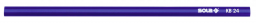  Sola Ołówek kopiowy KB do śliskich powierzchni 24cm niebieski (SO66012520)
