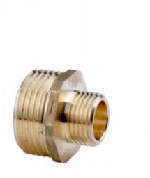 Ferro Nypel mosiężny redukcyjny 5/4 x 3/4" żółty (N14Z)