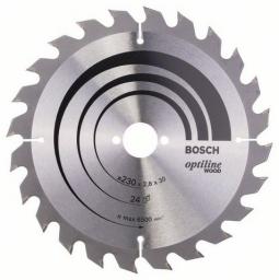  Bosch Tarcza pilarska Optiline Wood 230 x 30mm 24z (2608640627)